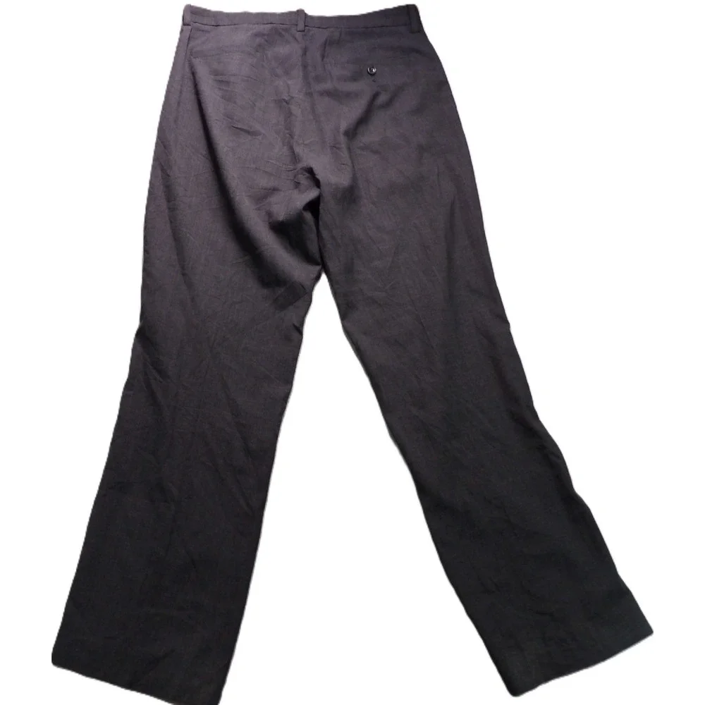 VTG Banana Republic Men 34x32 Wool Suit Pants Dress Trousers Gray Y2K Slacks EUC